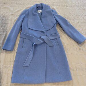 Cole Haan Women's Belted Wood Wrap Belted Jacket Coat - Size 6